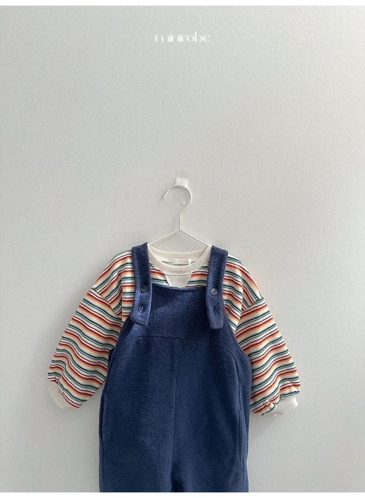 〖取寄〗韓国子供服 / 26winter / minirobe / テリーオーバーオール / キッズ *S~L*
