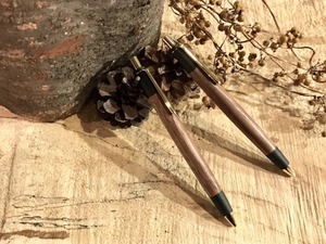 ＊12月販売「匠」筆記具シリーズ　木軸ペン　ウォールナット