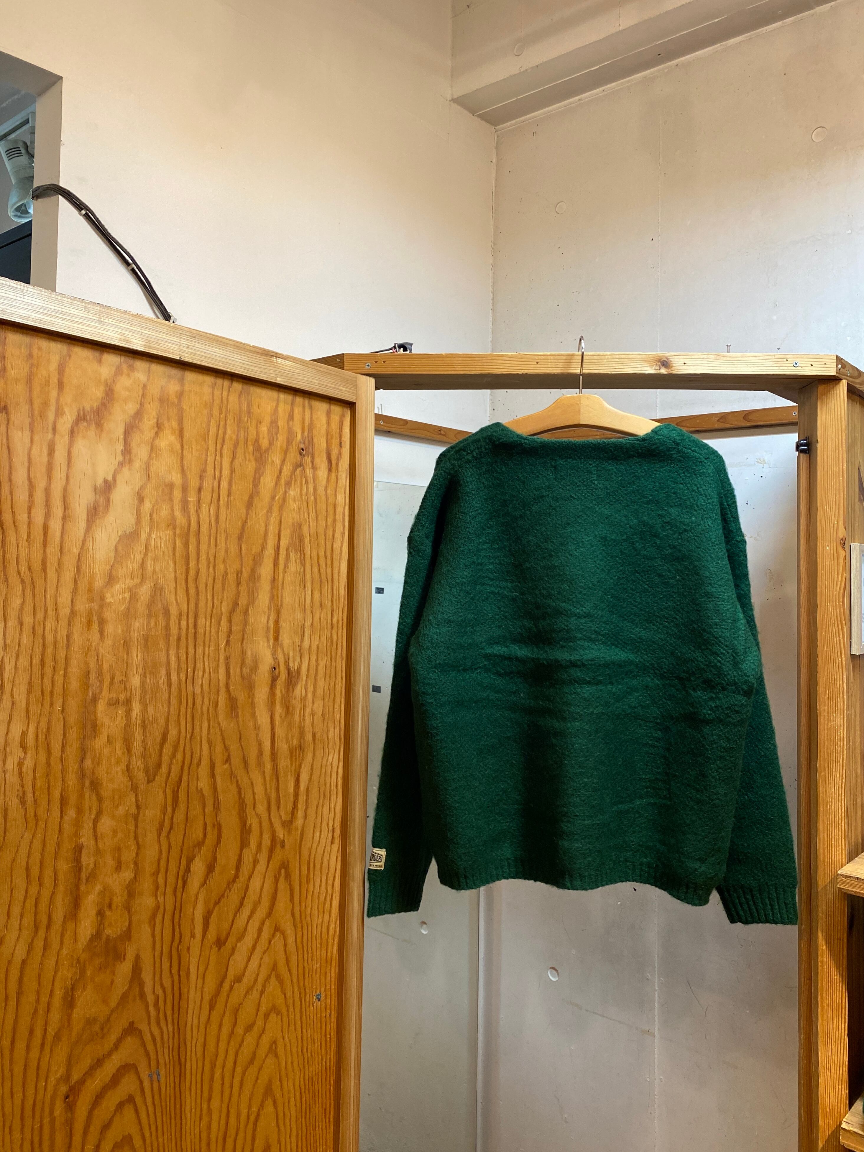 usboarder モヘア風カーデ カーディガン グリーン (Green) 緑色 usboarder モヘア風カーデ カーディガン グリーン (Green) 緑色