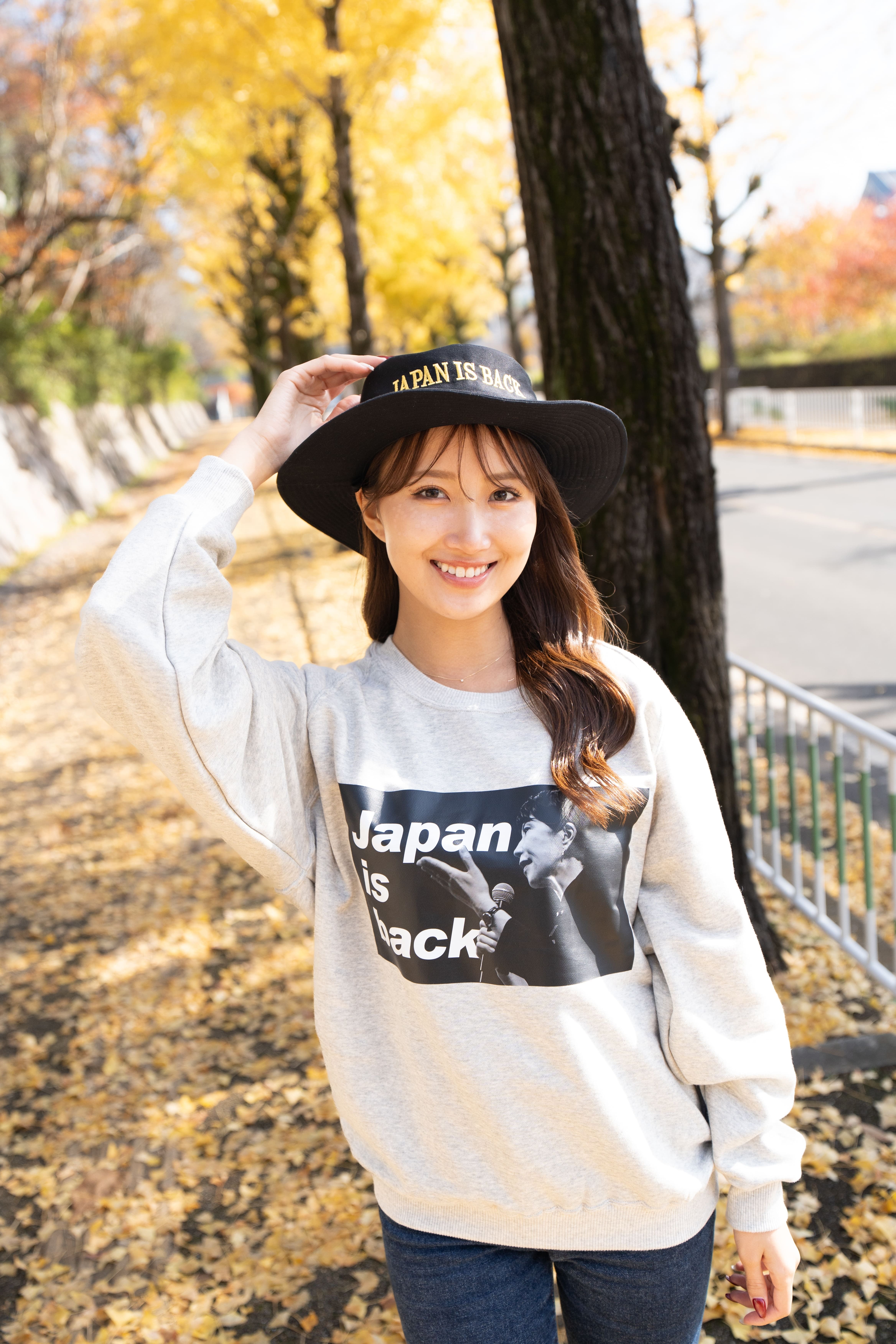 Japan is back ハット 黒 | チームサナエ Veanas号公式グッズ販売