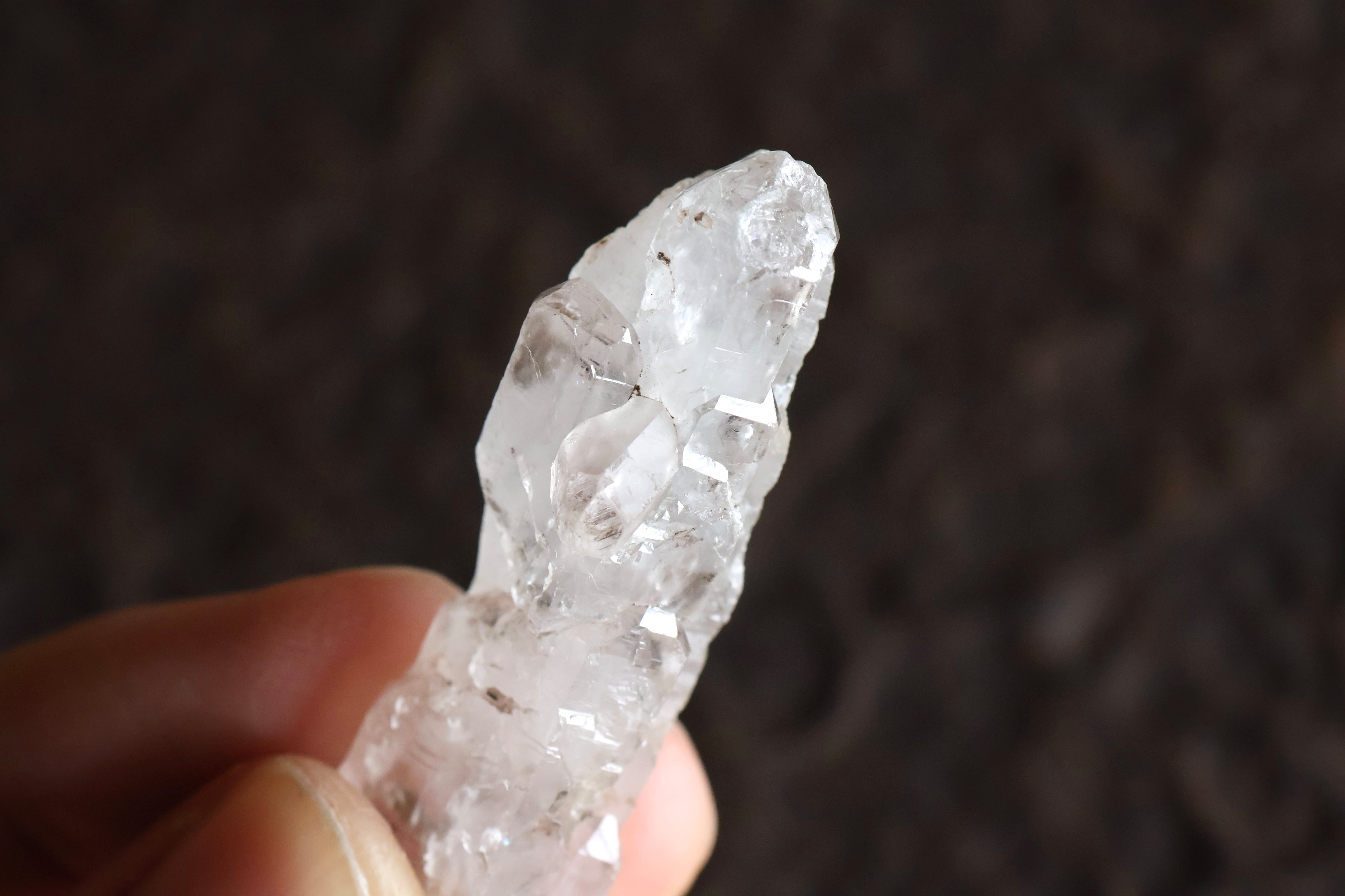 ヒマラヤ水晶 ガネーシュヒマール産 DT アメシスト エレスチャル