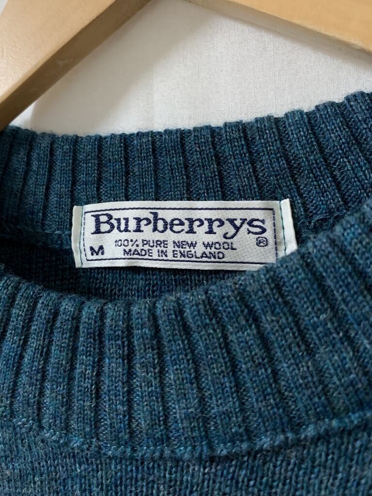 1990's Switched Design Crew Neck Sweater "Burberrys"