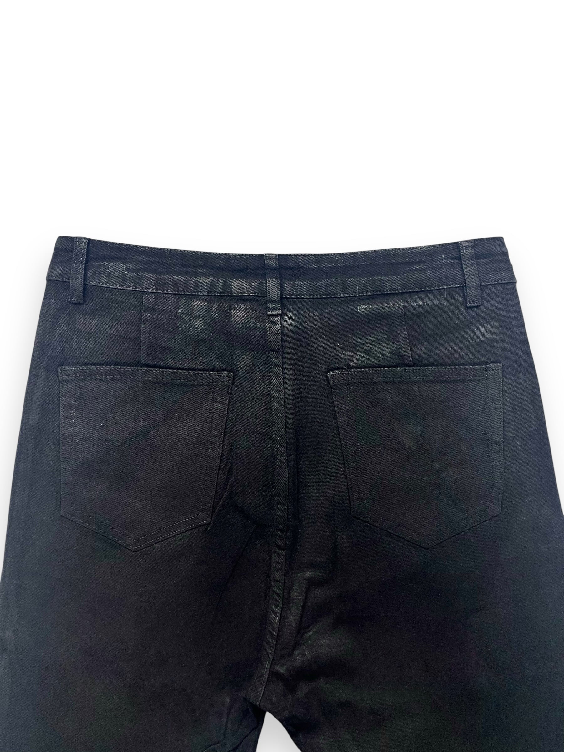 PLANET STUDIO】wax coating flare denim pants | OVERTURE WEB SHOP