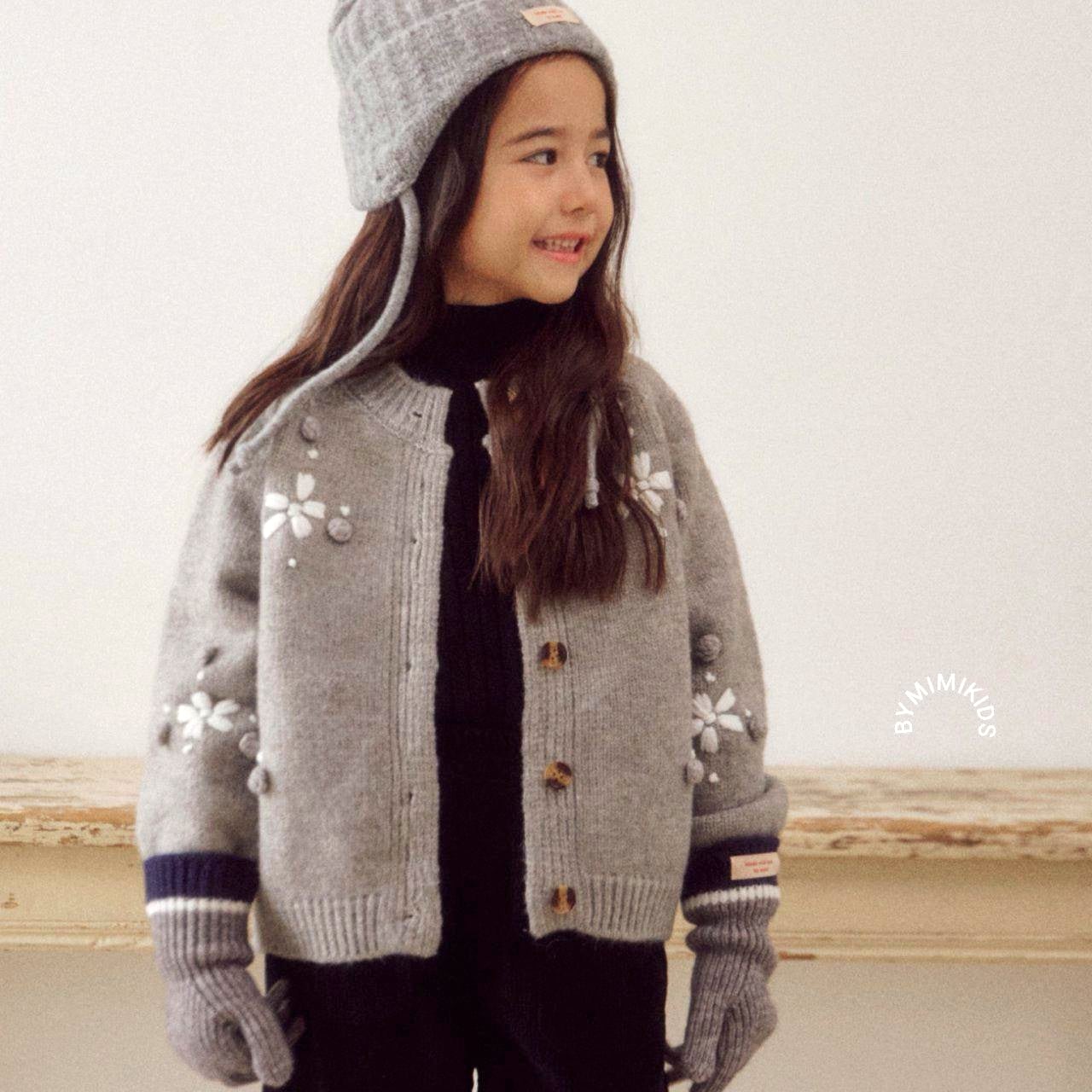 «予約»«ジュニアサイズあり» By MiMi グレーカーディガン