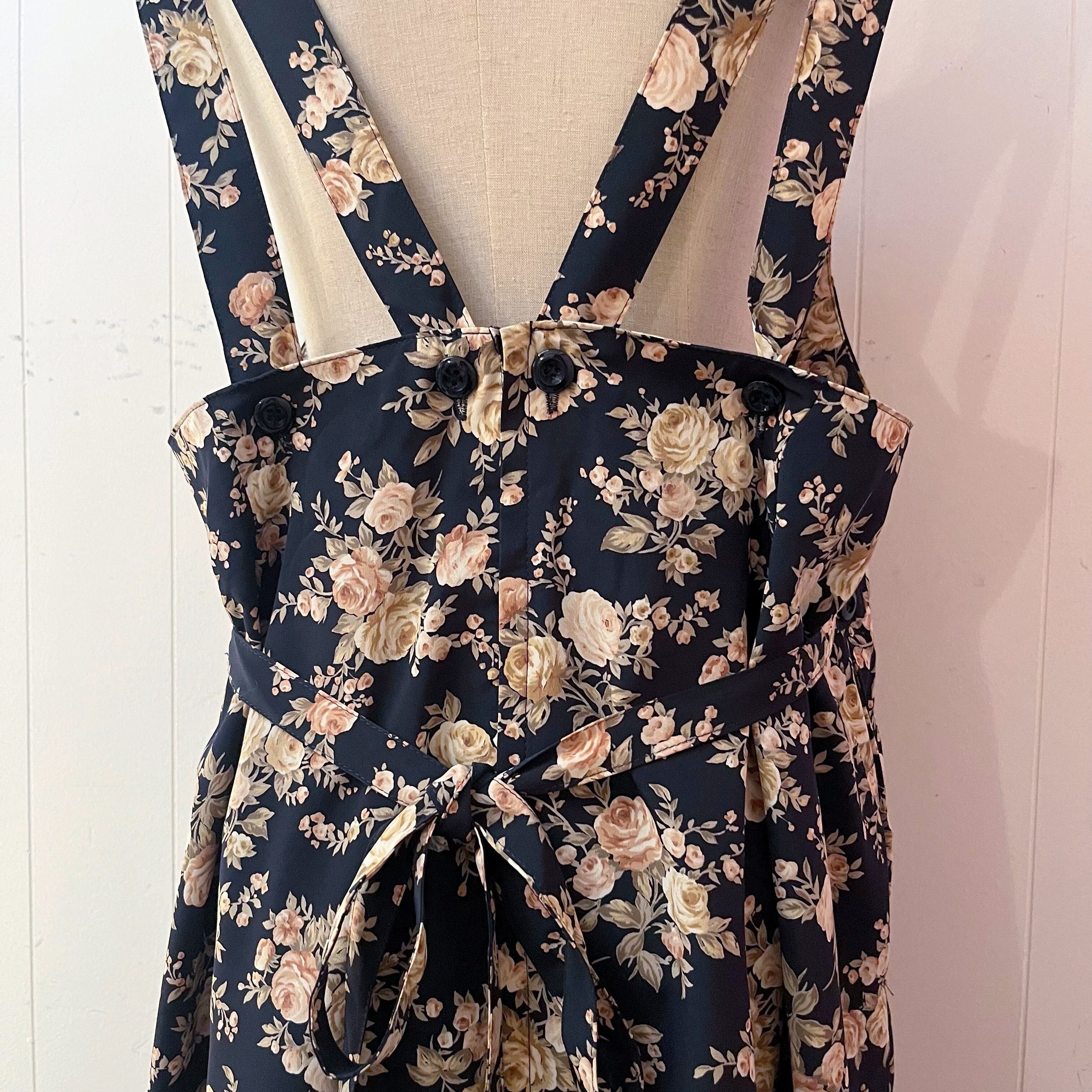 rose double ribbon jumper skirt