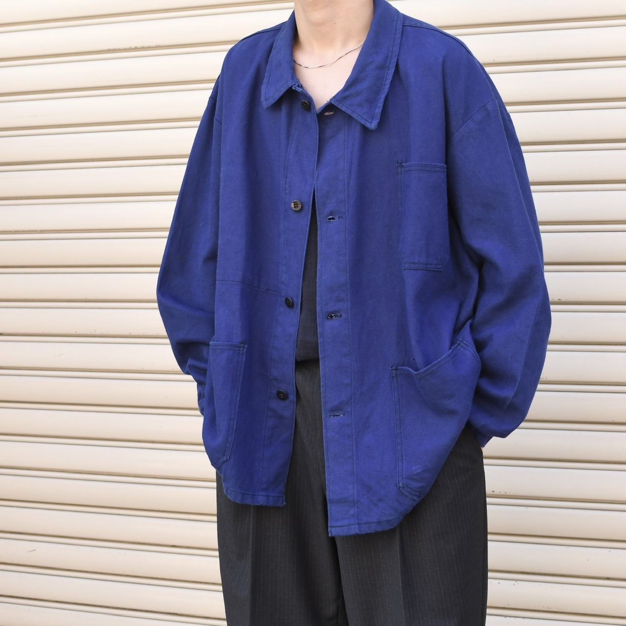 French made cotton twill work jacket