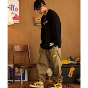 Wide silhouette sweat pants C4581