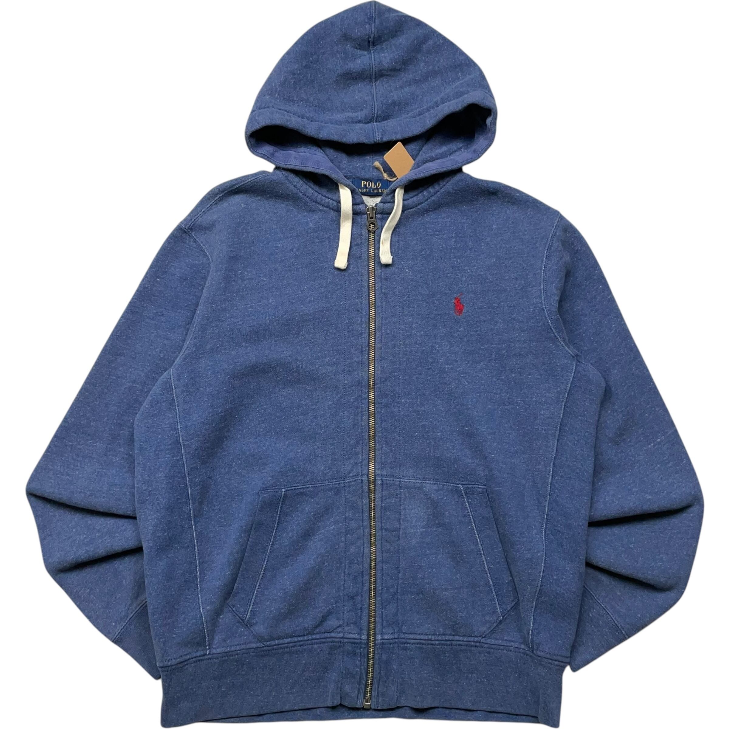 《L》 Ralph Lauren ラルフローレン フルジップパーカー 刺繍 ワンポイント no.5602