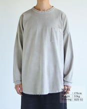 ANACHRONORM / PIGMENT DYED POCKET L/S T-S