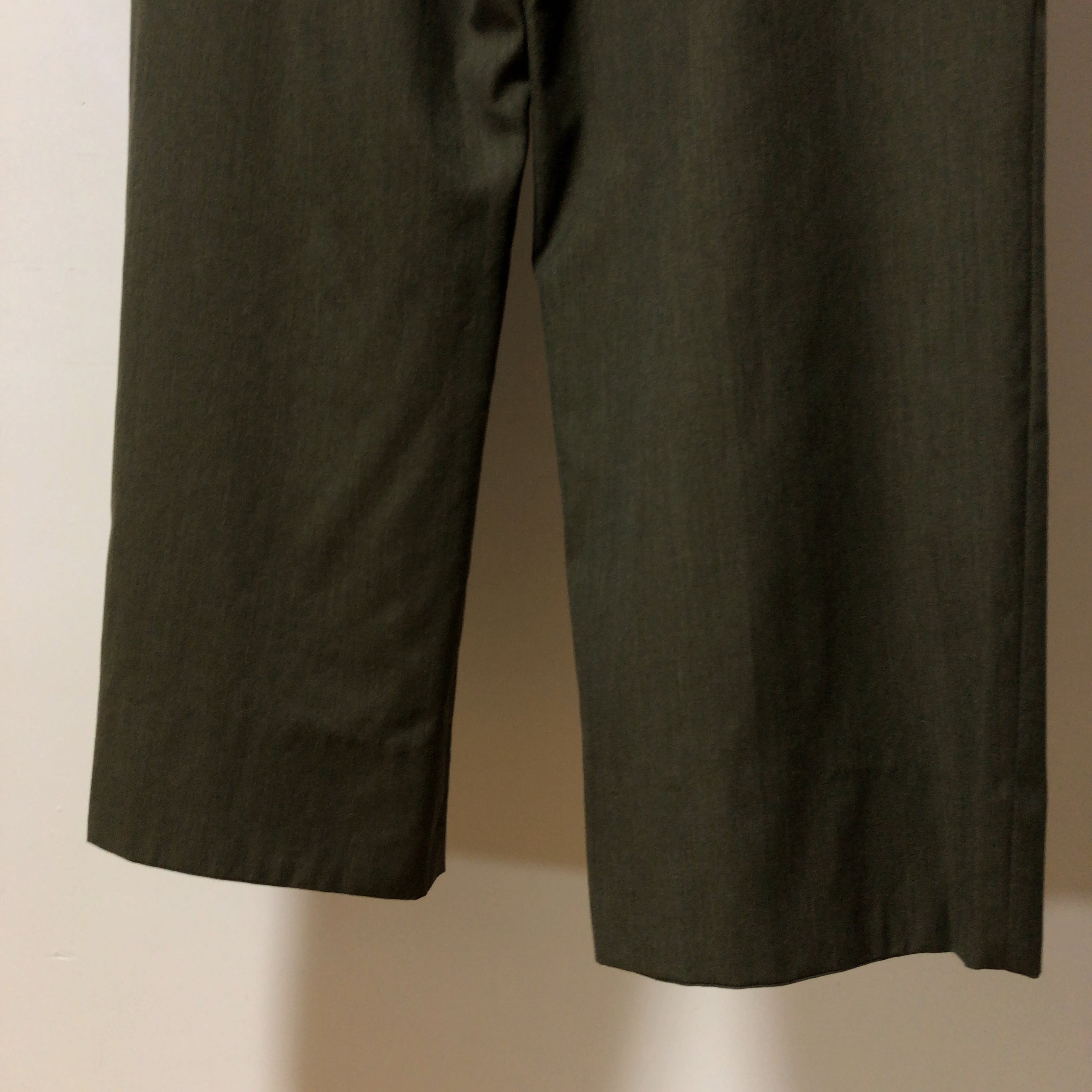 GIORGIO ARMANI / 80's Vintage 2tuck Wool Trousers / Made in Itary
