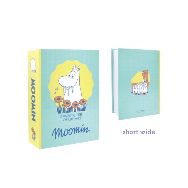 ムーミンブック型ボックス COLOR OF FUNNY/ショートワイド(5256987)