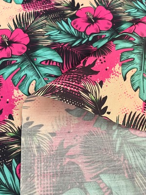 ハイビスカスCファブリック生地