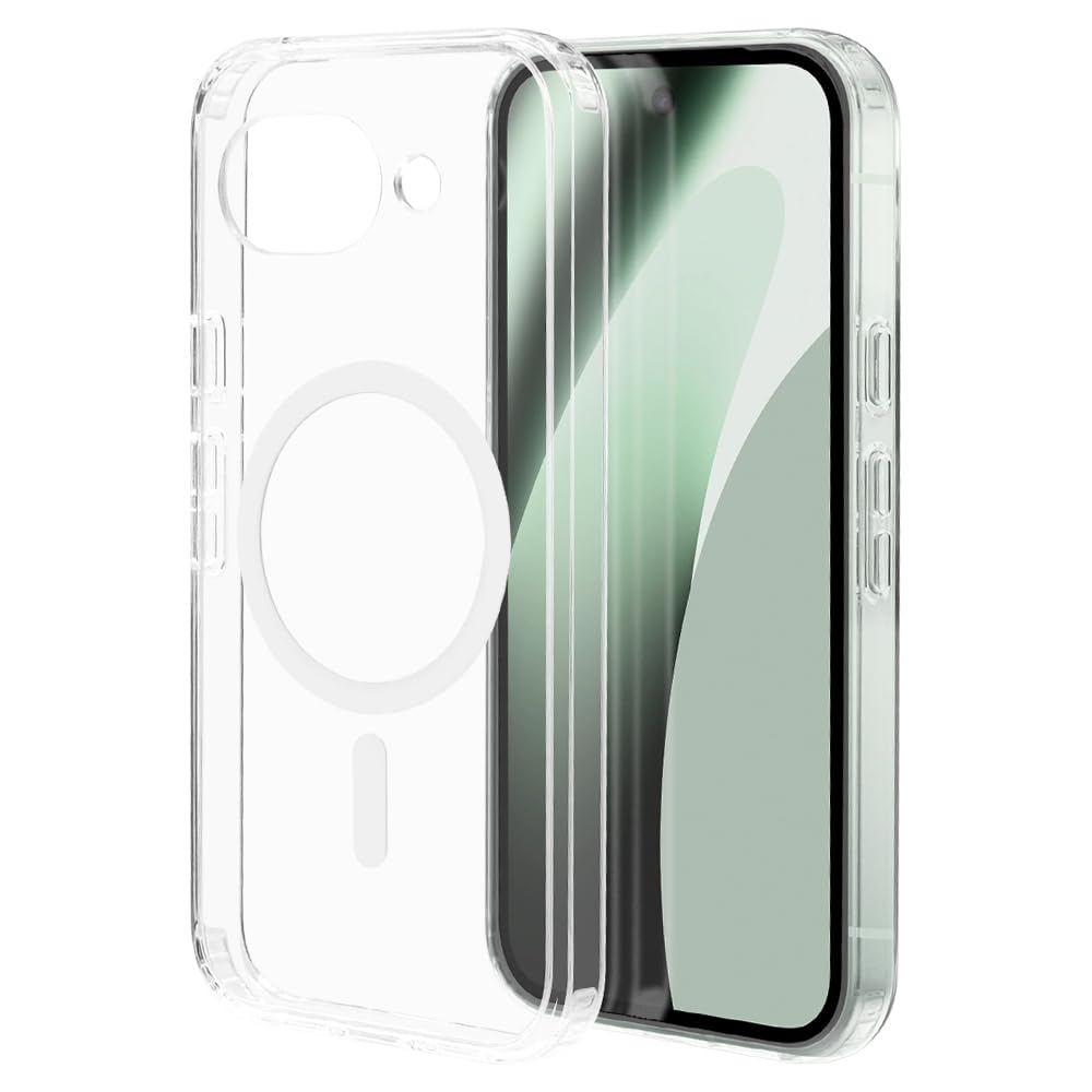 ラスタバナナ ケース カバー Google Pixel 10a 専用 ハイブリッド 耐衝撃吸収 透明 クリア マグネット内蔵 9360P10AHPMCL