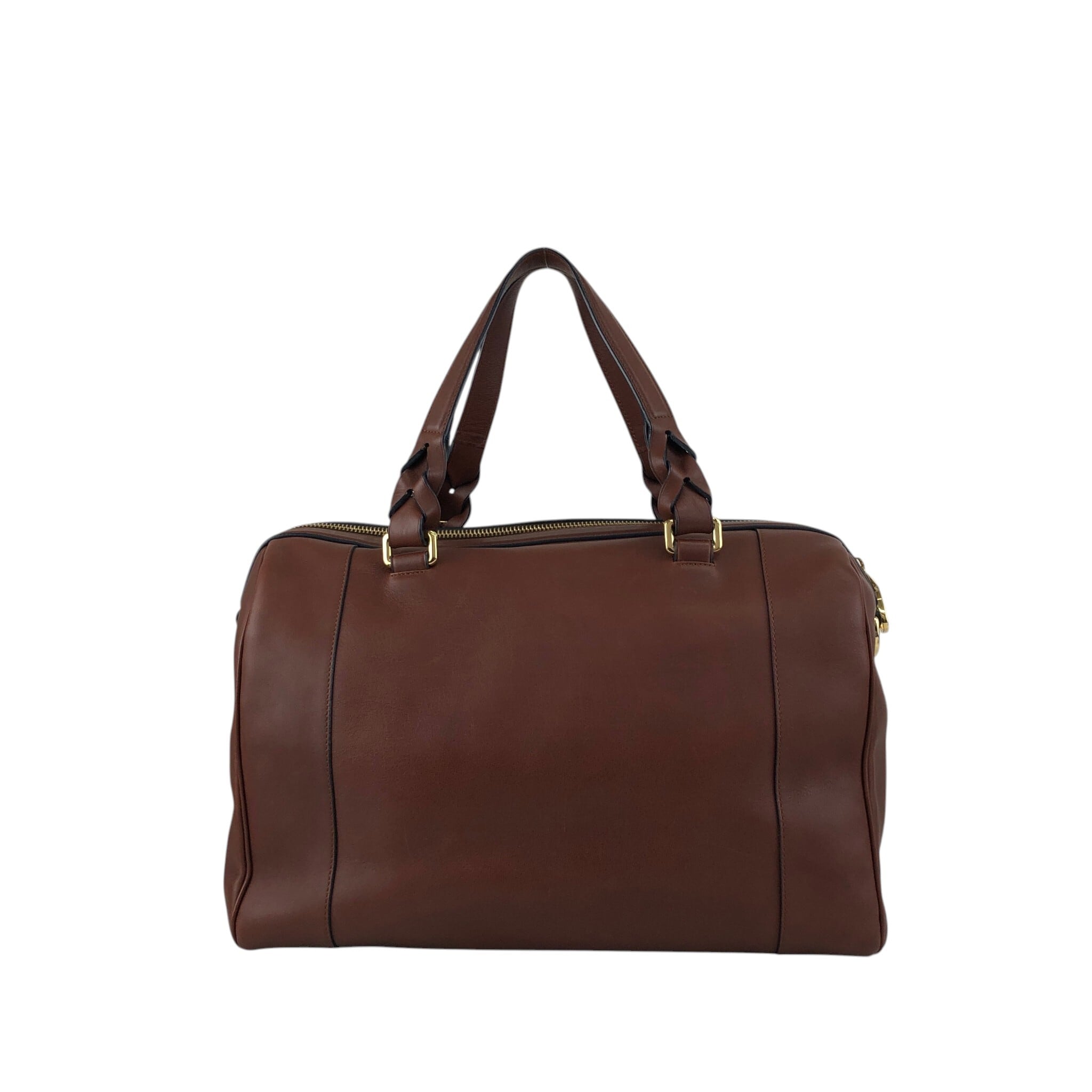 LOEWE ロエベ フスタ31 ハンドバッグ ブラウン アナグラム レザー 2way