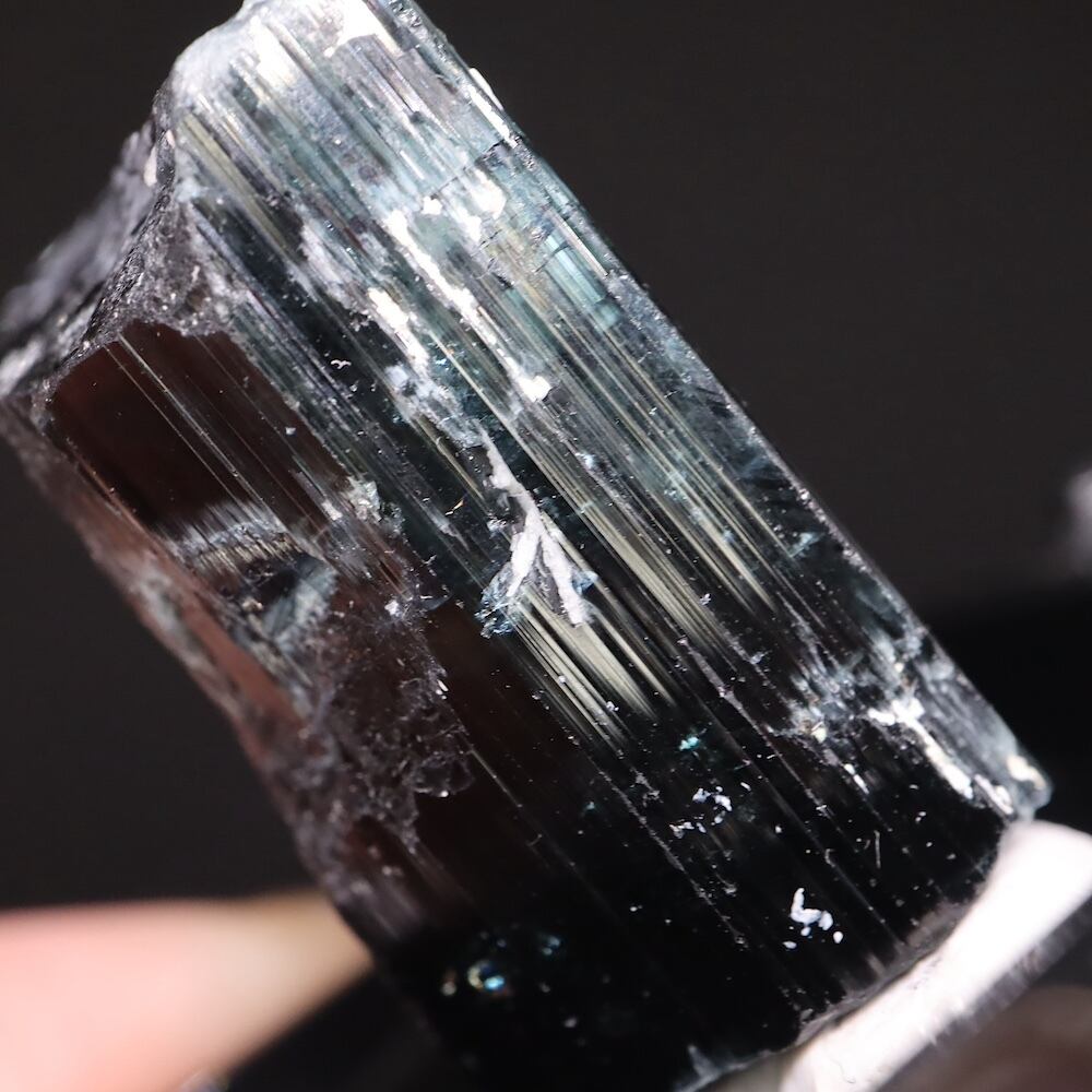 ブルー トルマリン インディコライト 電気石 18.5g T643 鉱物 天然石