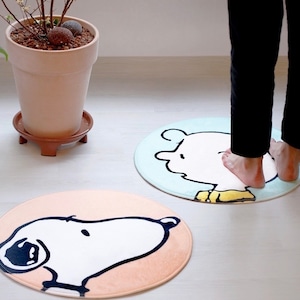 snoopy circle rug / スヌーピー ラグ