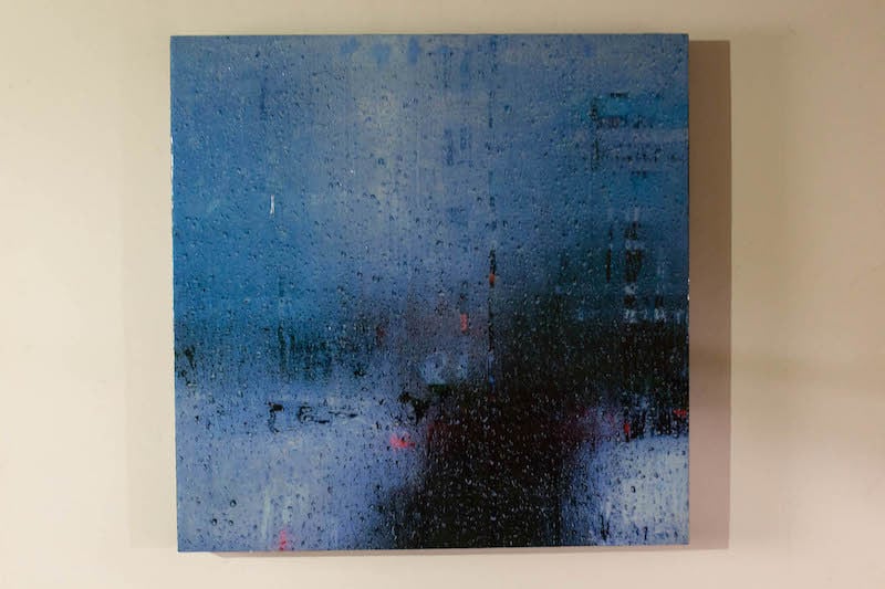 絵画　シャロワ　雨 絵画　シャロワ　雨