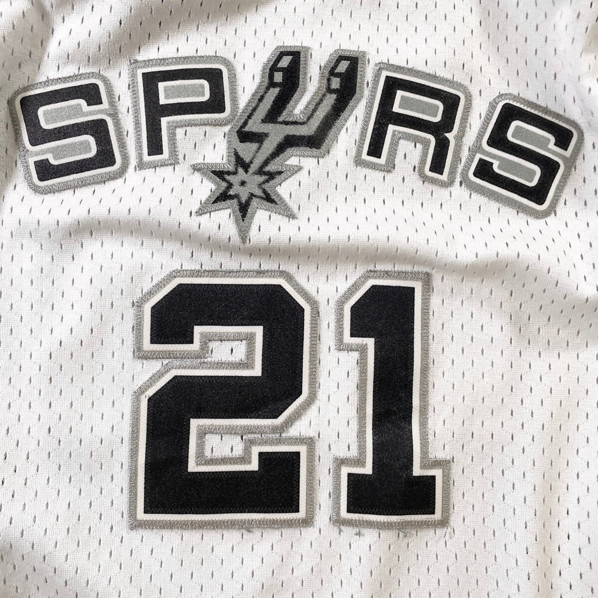 adidas NBA SAN ANTONIO SPURS ゲームシャツ メンズL 古着 サン