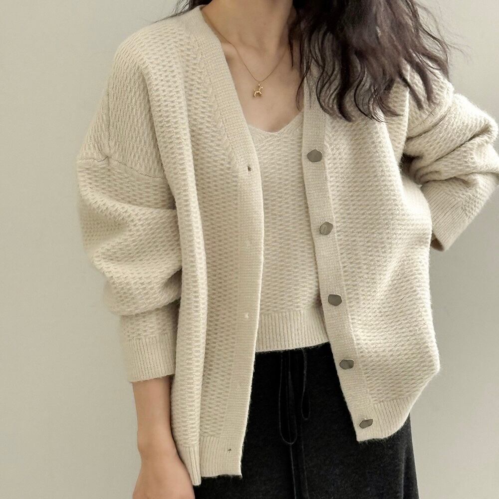 やわらか ニット 2点セット ◆3col YH9872