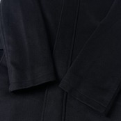 DURBAN ダーバン LUXURY カシミヤ100% ジップアップ ステンカラーコート L/濃紺