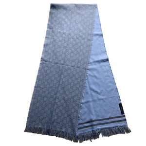 GUCCI wool long scarf “GG”