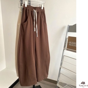 裏起毛 ドローストリングパンツ 3col M 11384