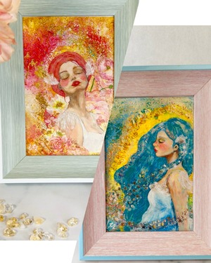 「女神」のminiアートフレーム 単品