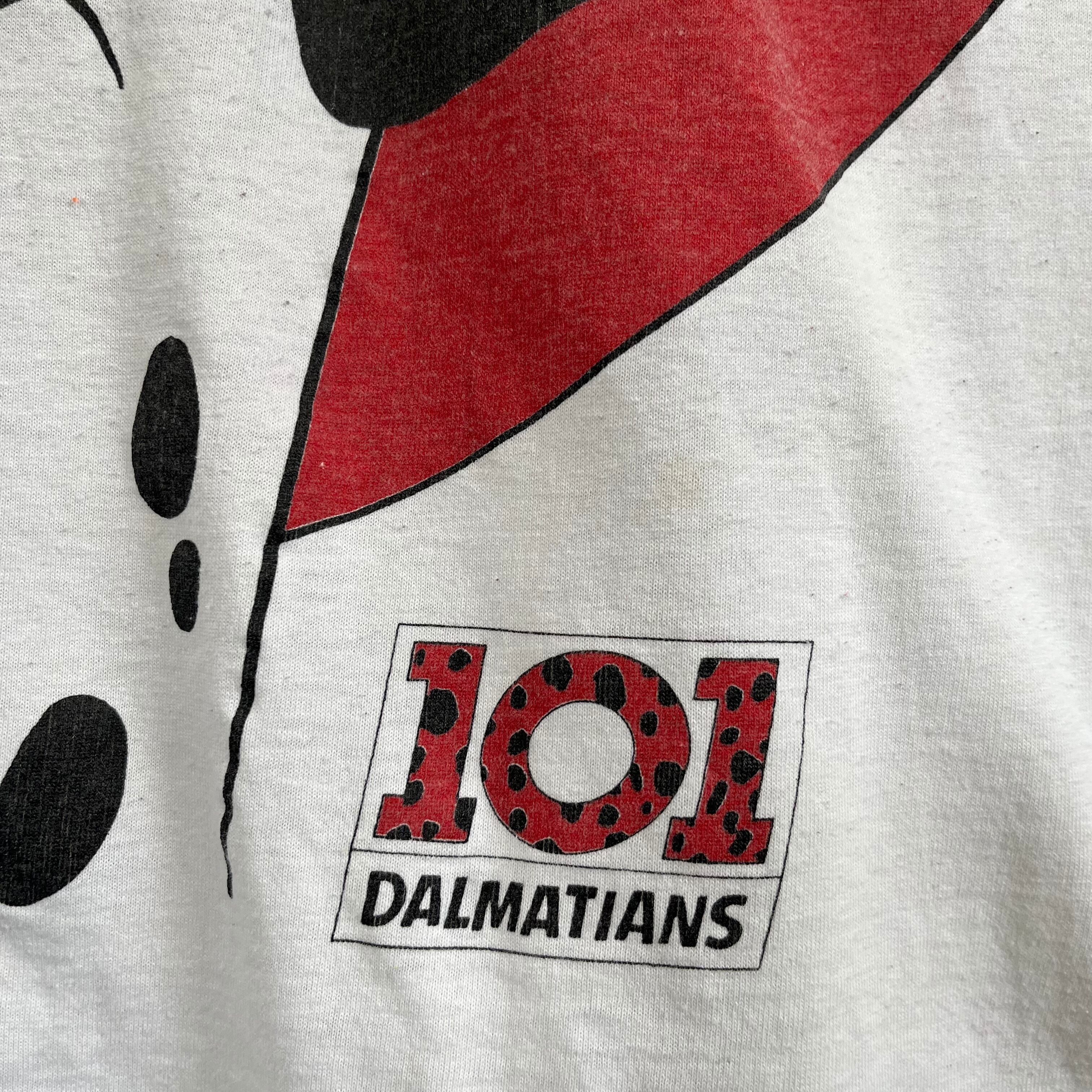 VINTAGE ヴィンテージ 90s VINTAGE DISNEY 101DALMATIANS ディズニー 101匹ワンちゃん オーバーサイズ半袖Tシャツ レッド