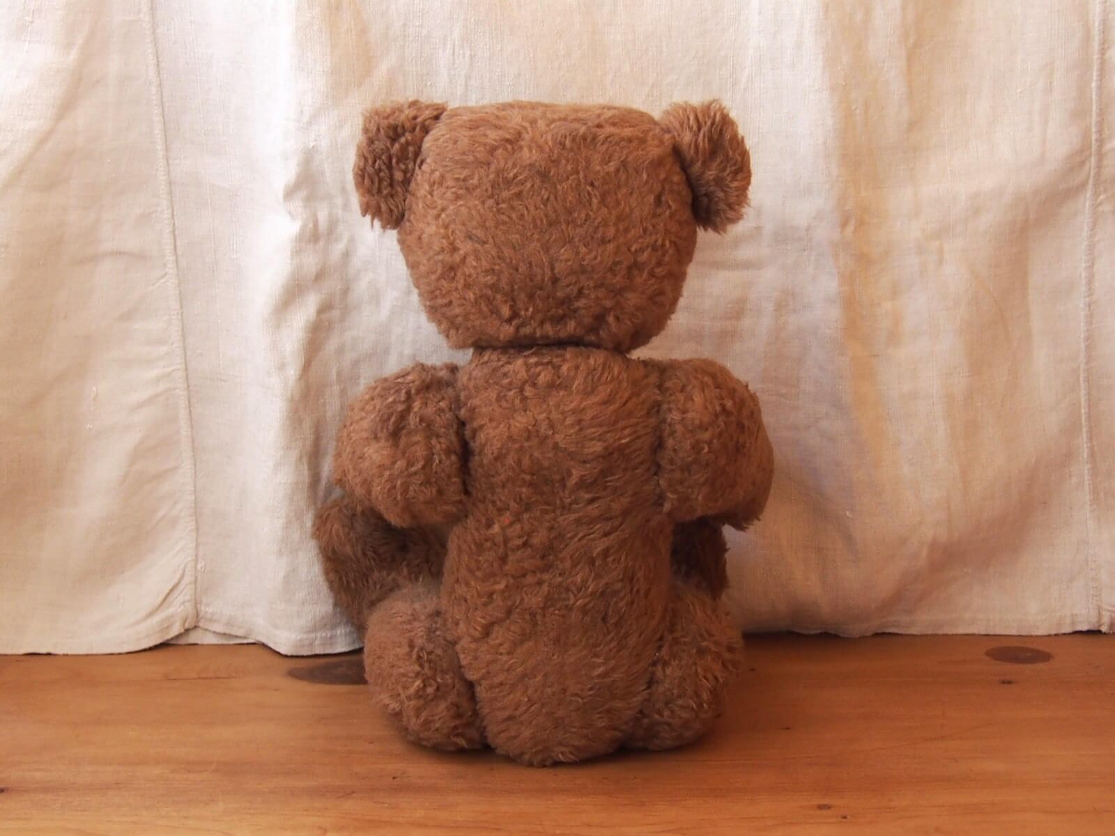 にに 様　　　　　✨BIG✨❤️珍しいビンテージテディベア❤️アメリカ　アンティーク ❤️大きなイギリスアンティークベア❤️64cm アンティークテディベア