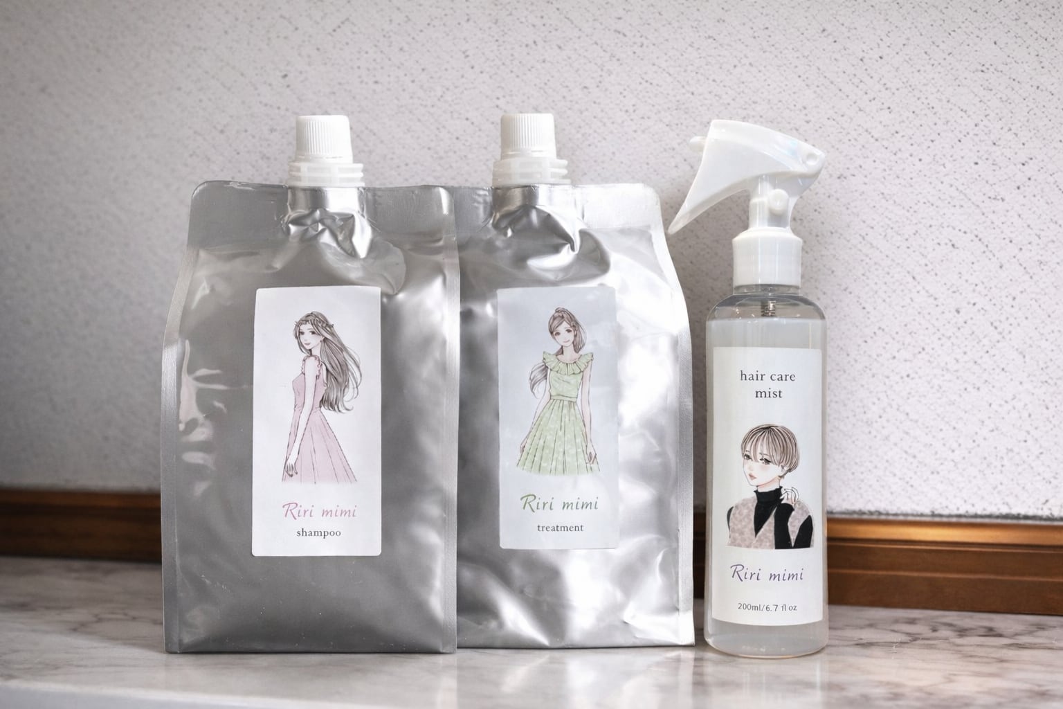 RIRI mimi シャンプー&トリートメント&ミスト3点セット リリミミシャンプー&トリートメント&ミストセット | 美髪Store