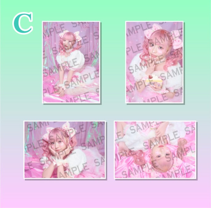 月なぎさ生誕記念】生誕ブロマイド4種1セット（×3パターン）【YOG051