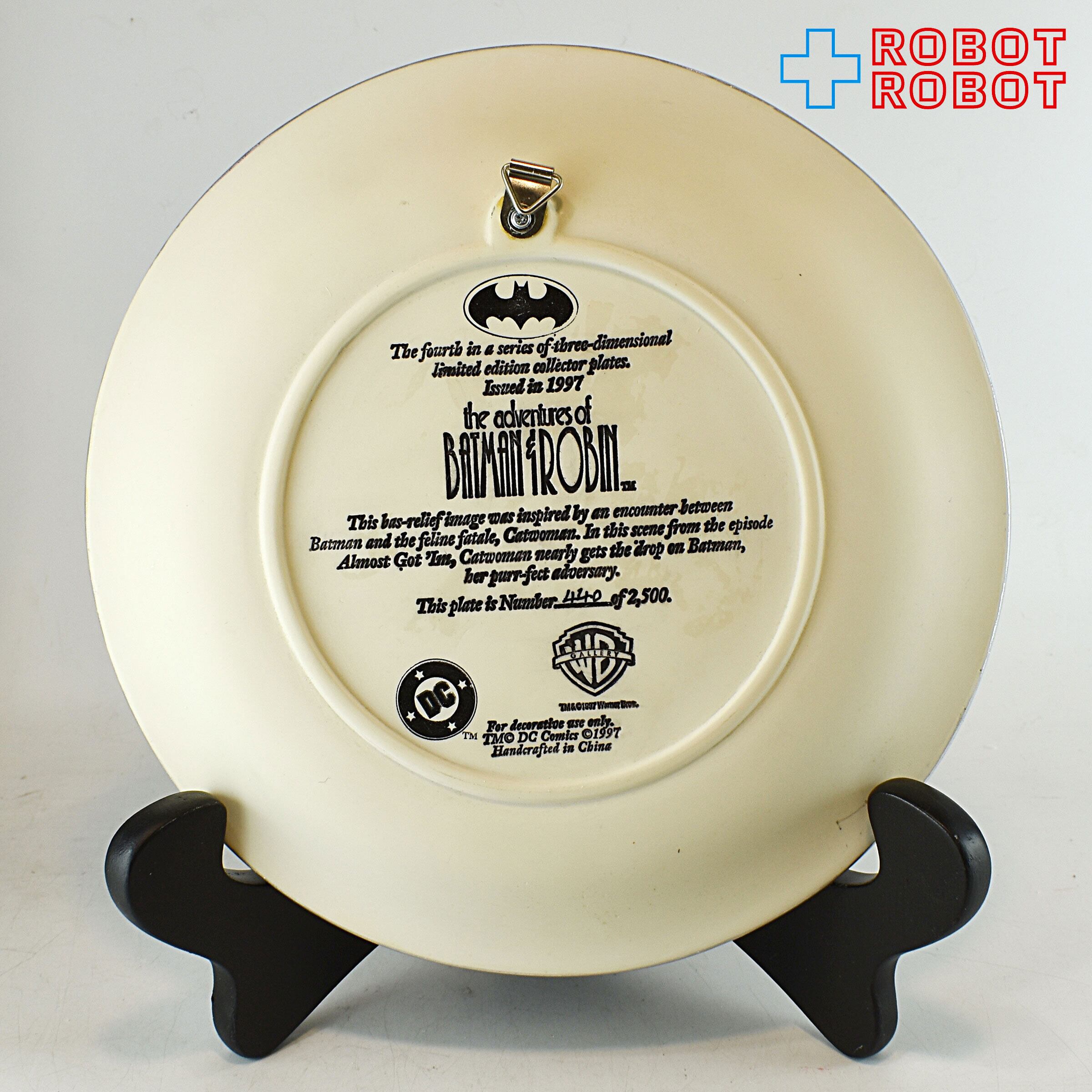 DCコミックス WB バットマン＆キャットウーマン 3D壁掛け 2500個限定 