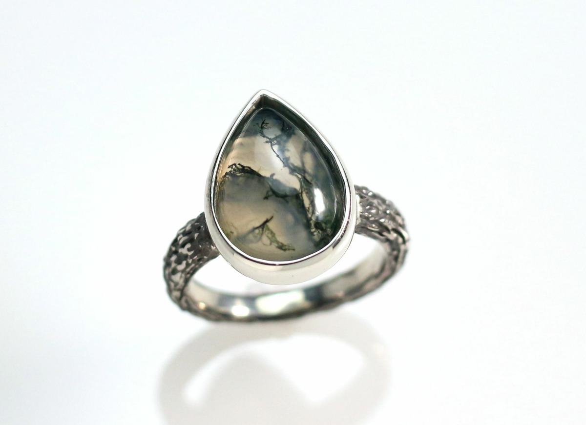 モスアゲートリング 5.27ct | Atelier Ozaki