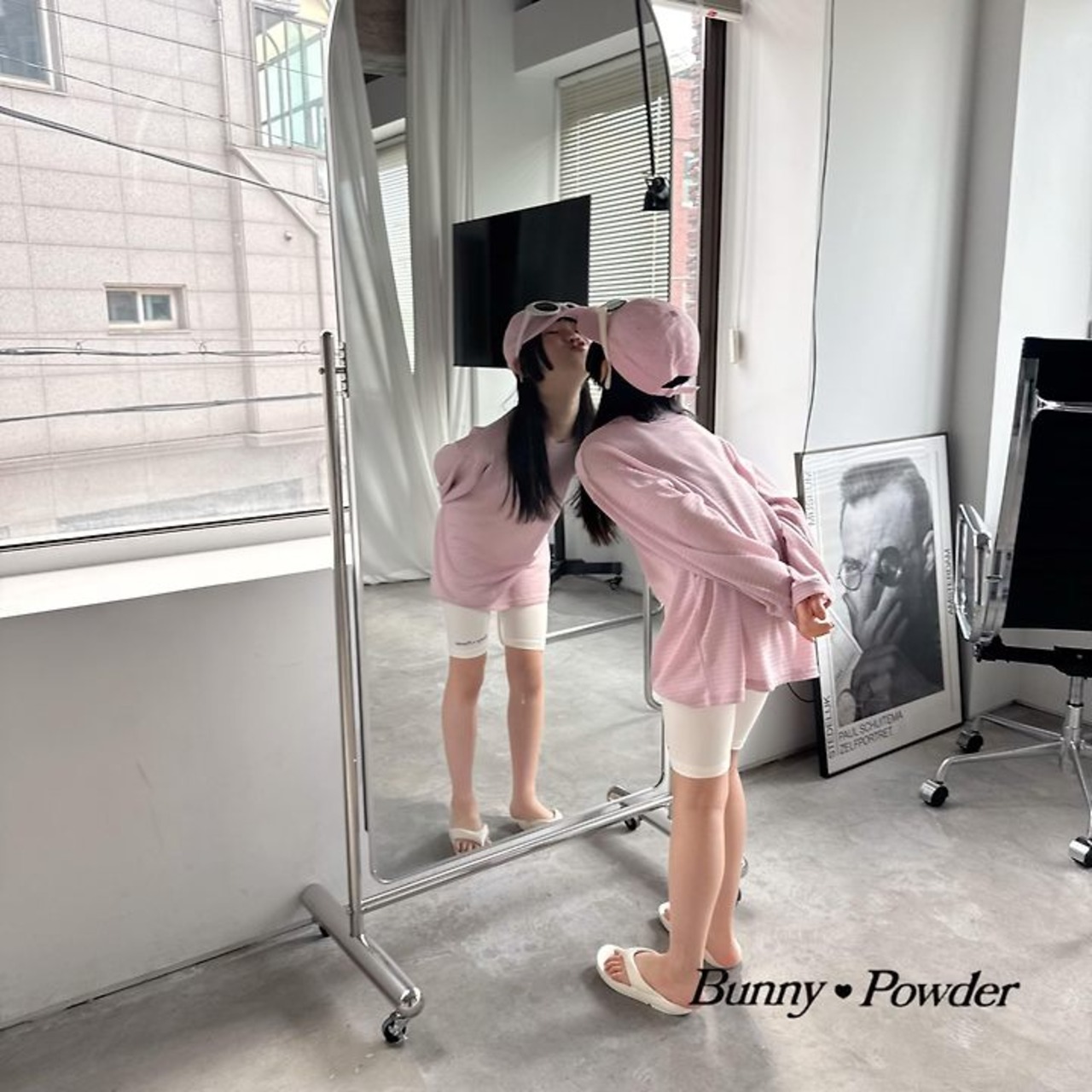 [Bunny Powder] (Planning) B-Cur Leggings / [버니파우더] 기획)B이커레깅스