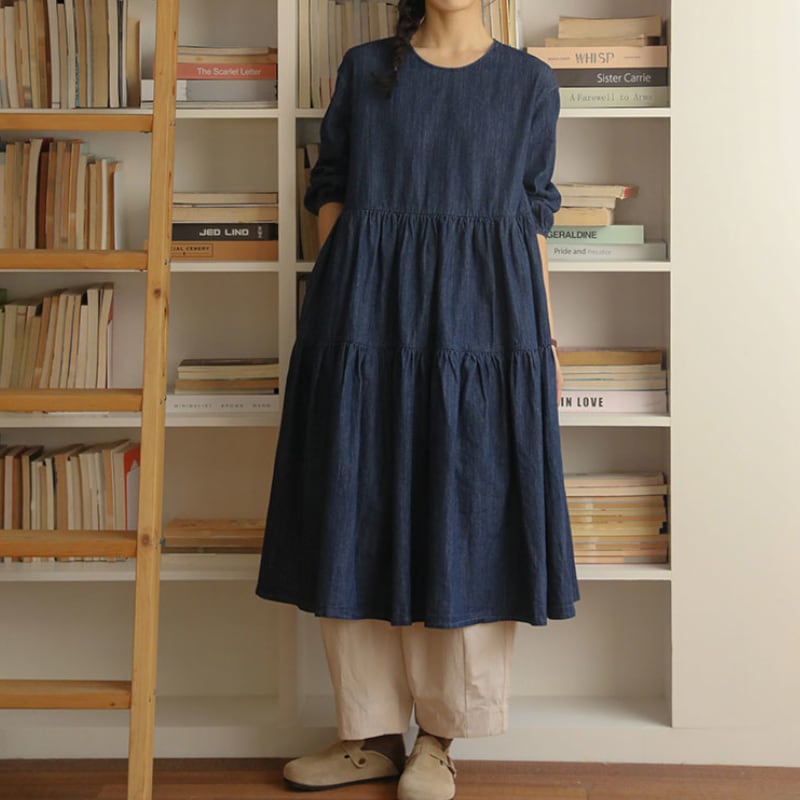 デニムワンピース M1757