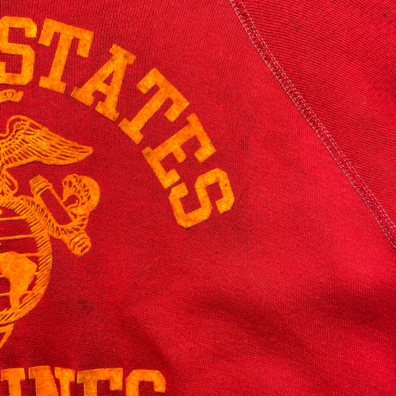 80年代 USA製 ARTEX UNITED STATES MARINES フロッキープリント 80年代 USA製 ARTEX UNITED STATES MARINES フロッキープリント