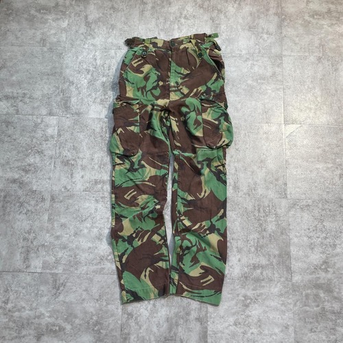 60-80s イギリス軍 実物 DPMカモ フィールドパンツ w27