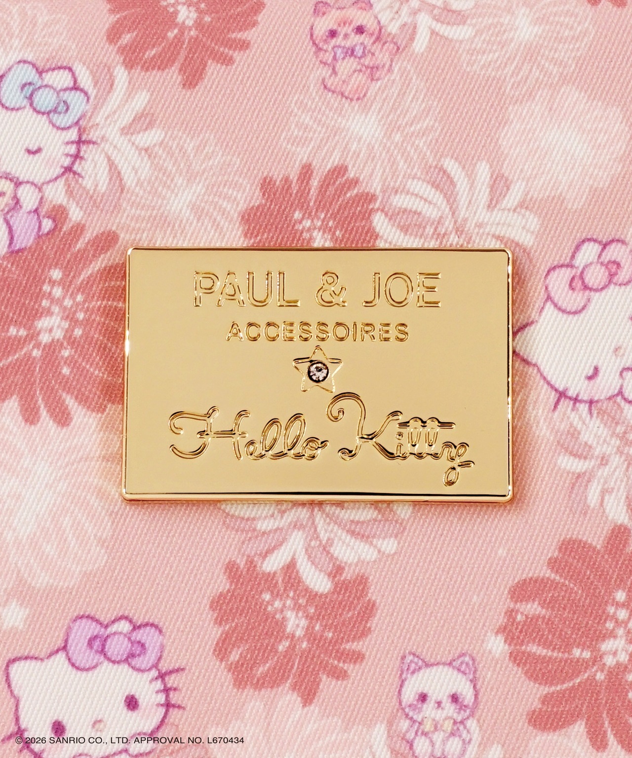 PAUL&JOE ACCESSOIRES × HELLO KITTY : 2WAY TOTE BAG PJKT-B005