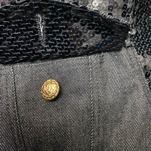 vintage KRIZIA JEANS decorative denim jacket