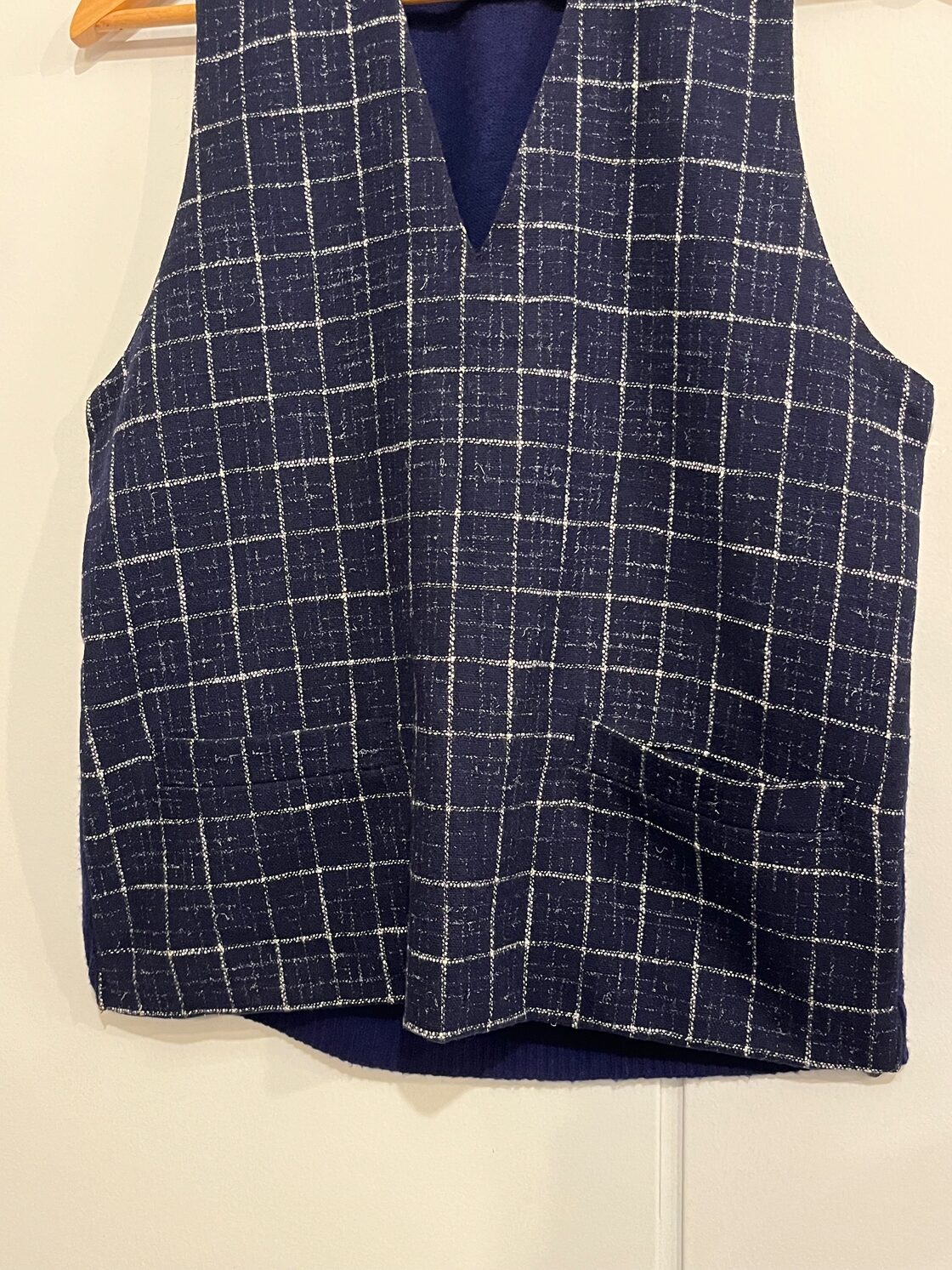 50s PURITAN Plaid Fleck Knit Vest 50年代 ピューリタン フレック 