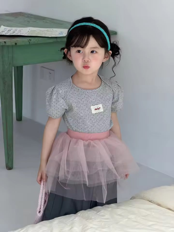 バックオープンドットトップス