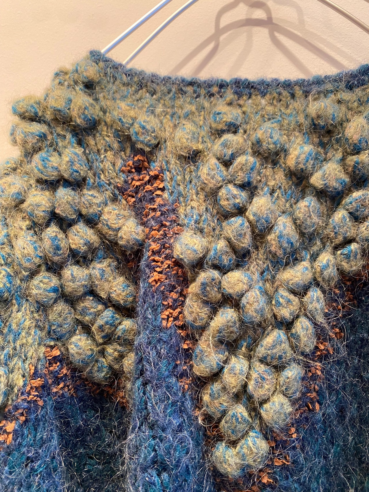 Design puff sleeve knit