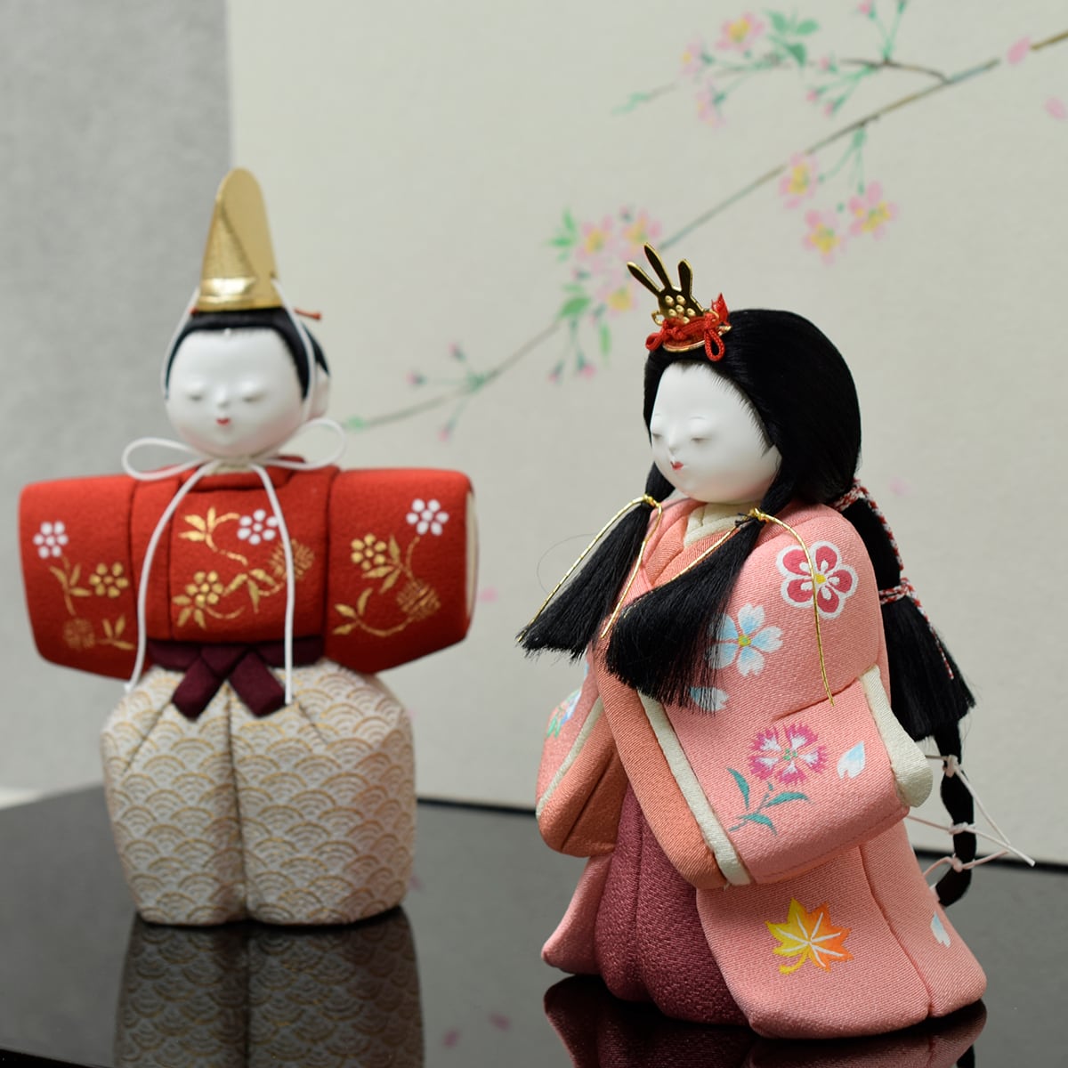 雛人形 親王飾り【木目込人形京雛】たちばな弥｜おしゃれ｜かわいい