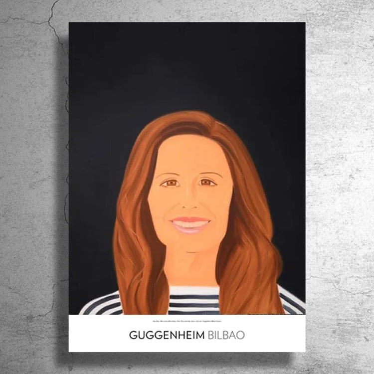 現代美術家『アレックス・カッツ』スペインでの展示ポスター