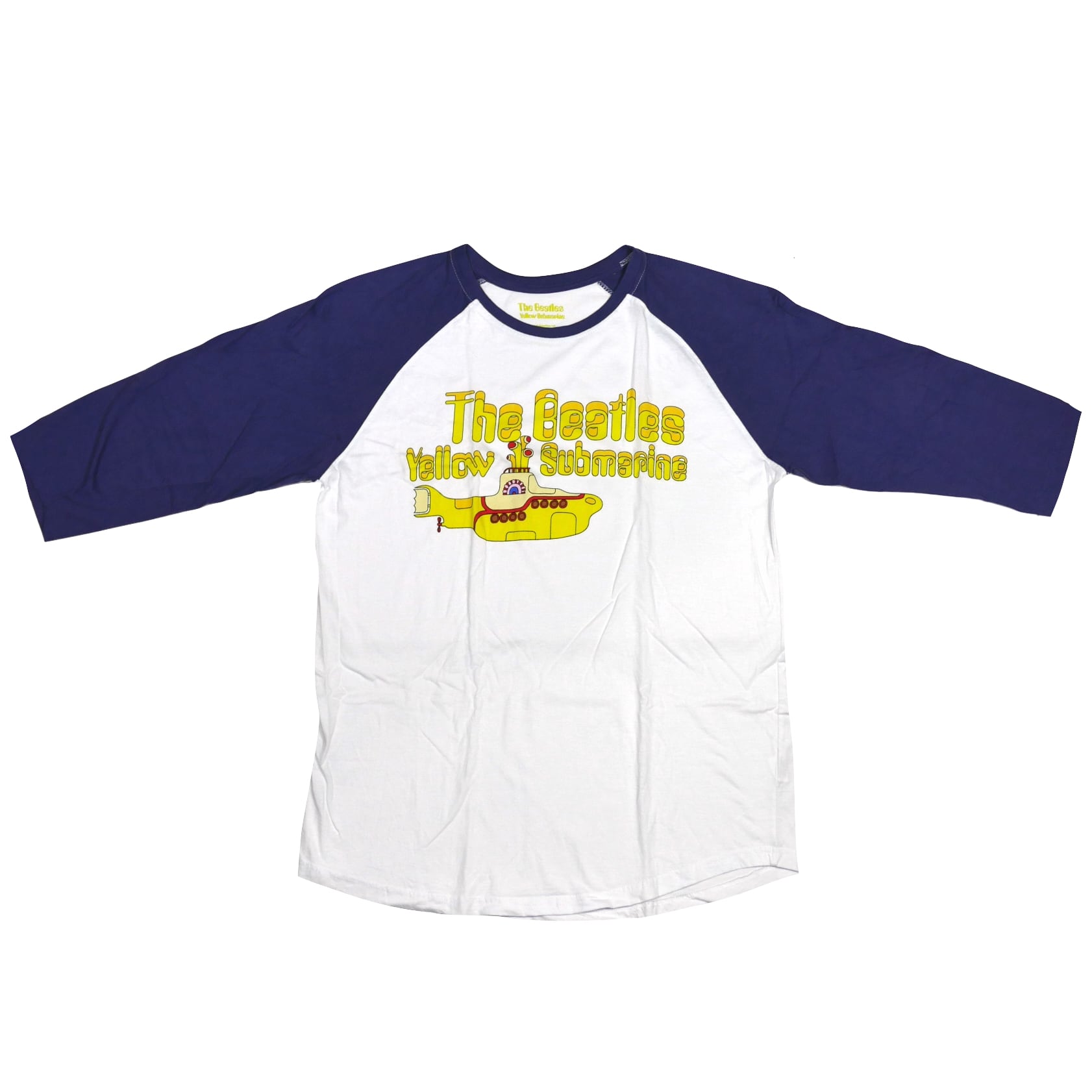 USED【L】THE BEATLES Yellow Submarine 3/4 sleeve Raglan Tee / ©2016