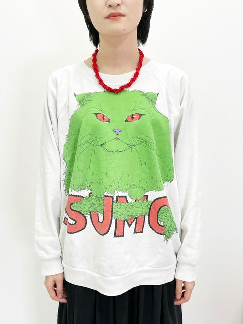 Vintage Cat SUMO Sweat Shirt Made In USA