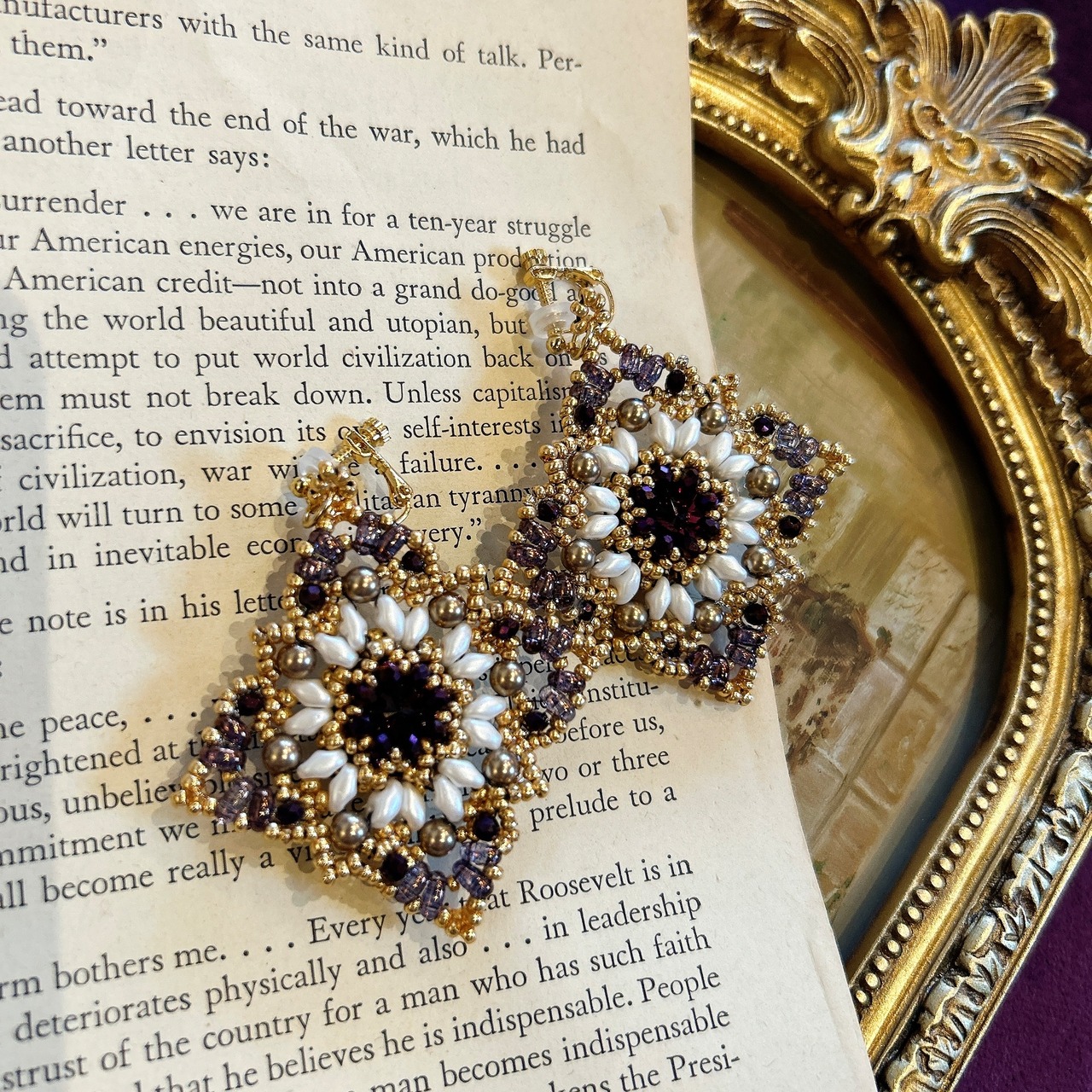 “眠れる森の美女”  チャイコフスキー作曲　|  耳飾り