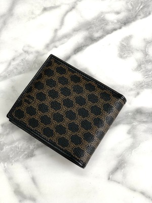 CELINE セリーヌ マカダム 二つ折り財布 ミニ財布 ブラック vintage 