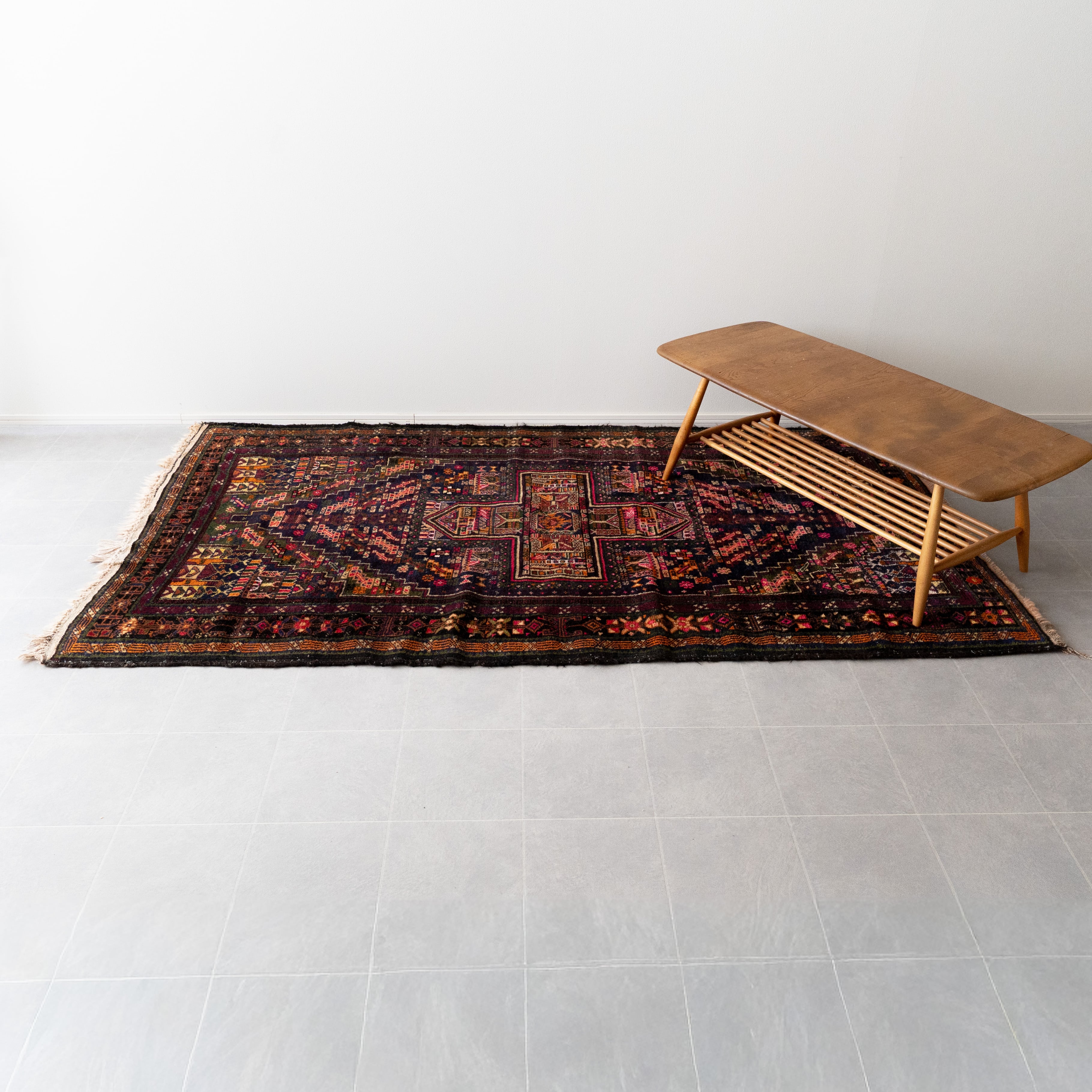 【Vintage】モロッコ・ヴィンテージラグ ws L-1 "112cm×222cm"