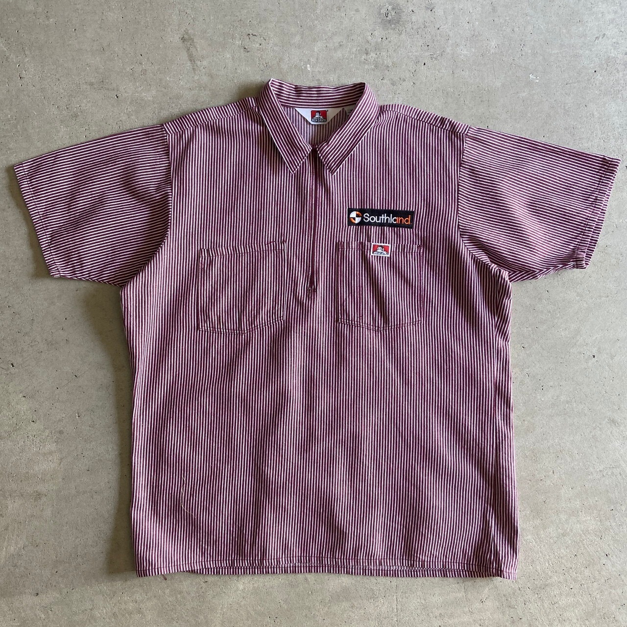 90年代 USA製 BEN DAVIS ベンデイビス Southland Industries 企業ロゴ 